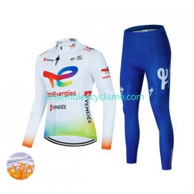 Tenue Maillot M/L + Collant Hiver Thermal Fleece 2022 Team TotalEnergies N001